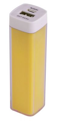 Внешний аккумулятор Bar, 2200 мАч, желтый, изображение 1