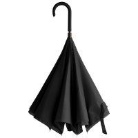 Зонт наоборот Unit Style, трость, черный, изображение 1