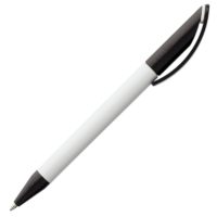 Ручка шариковая Prodir DS3 TPP Special, белая с черным, изображение 3
