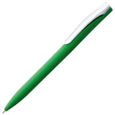 Ручка шариковая Pin Soft Touch, зеленая, изображение 1