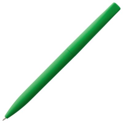 Ручка шариковая Pin Soft Touch, зеленая, изображение 4