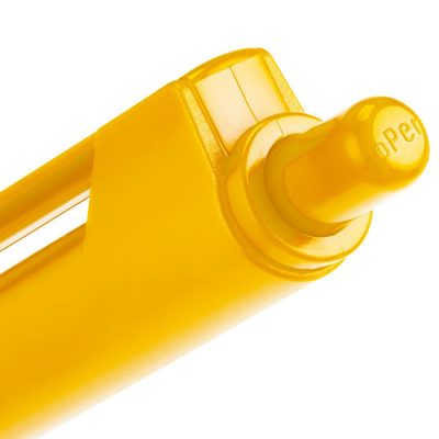 Ручка шариковая Hint, желтая, изображение 4