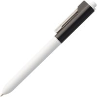 Ручка шариковая Hint Special, белая с черным, изображение 2