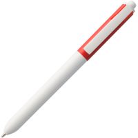 Ручка шариковая Hint Special, белая с красным, изображение 3