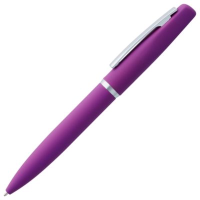 Ручка шариковая Bolt Soft Touch, фиолетовая, изображение 2