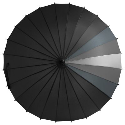 Зонт-трость «Спектр», черный, изображение 1