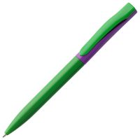 Ручка шариковая Pin Special, зелено-фиолетовая, изображение 1