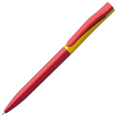 Ручка шариковая Pin Fashion, красно-желтый металлик, изображение 1