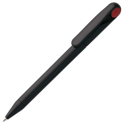 Ручка шариковая Prodir DS1 TMM Dot, черная с красным, изображение 1