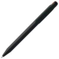 Ручка шариковая Prodir DS1 TMM Dot, черная с оранжевым, изображение 4