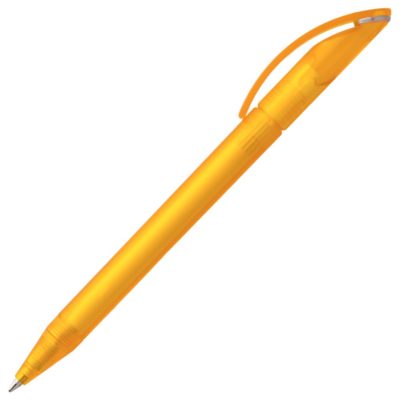 Ручка шариковая Prodir DS3 TFF Ring, желтая с серым, изображение 2