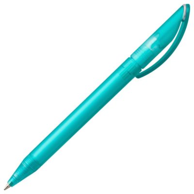 Ручка шариковая Prodir DS3 TFF Ring, бирюзовая с серым, изображение 3