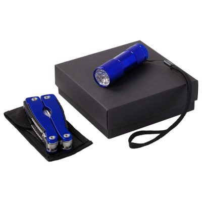 Набор Handmaster: фонарик и мультитул, синий, изображение 2