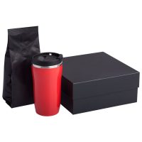 Набор Grain: термостакан и кофе, красный, изображение 1