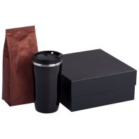 Набор Grain: термостакан и кофе, коричневый, изображение 1