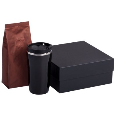Набор Grain: термостакан и кофе, коричневый, изображение 1