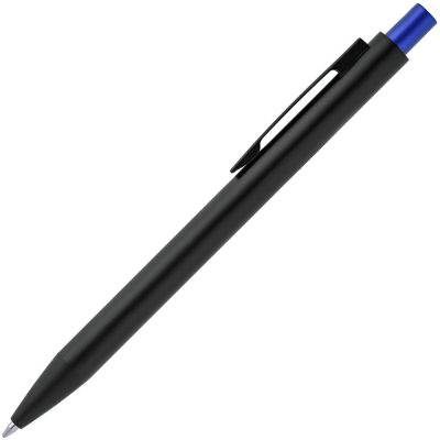 Ручка шариковая Chromatic, черная с синим, изображение 2