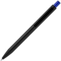 Ручка шариковая Chromatic, черная с синим, изображение 3