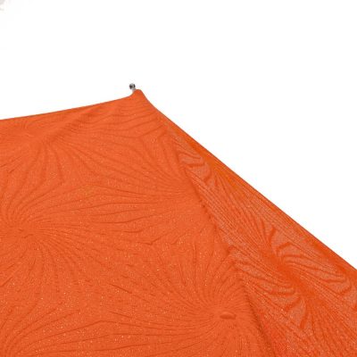 Зонт-трость Magic с проявляющимся цветочным рисунком, оранжевый, изображение 2
