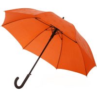 Зонт-трость Magic с проявляющимся цветочным рисунком, оранжевый, изображение 4