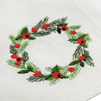Набор текстиля Wintertainment, с рождественским венком, изображение 2