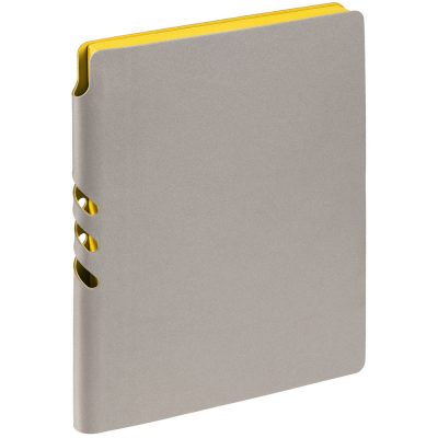 Ежедневник Flexpen, недатированный, серебристо-желтый, изображение 1