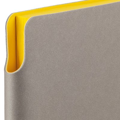 Ежедневник Flexpen, недатированный, серебристо-желтый, изображение 2