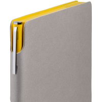 Ежедневник Flexpen, недатированный, серебристо-желтый, изображение 3