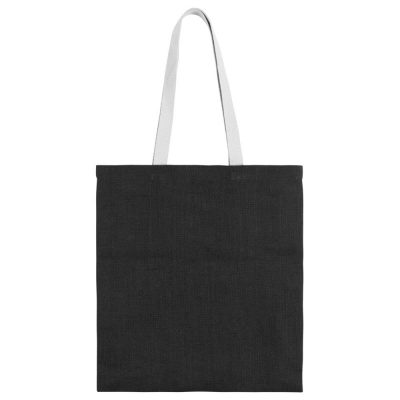 Холщовая сумка на плечо Juhu, черная, изображение 3
