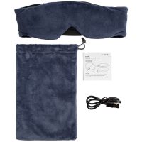 Маска для сна с Bluetooth наушниками Softa 2, синяя, изображение 8