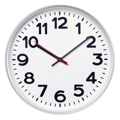 Часы настенные ChronoTop, серебристые, изображение 1
