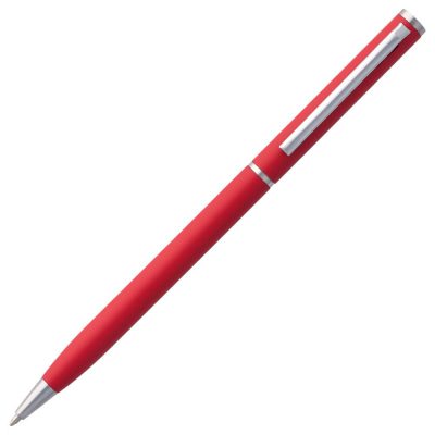 Ручка шариковая Hotel Chrome, ver.2, матовая красная, изображение 2