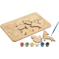 Пазл-раскраска Wood Games, лесные жители, изображение 5