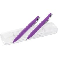 Набор Pin Soft Touch: ручка и карандаш, фиолетовый, изображение 1
