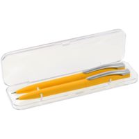 Набор Pin Soft Touch: ручка и карандаш, желтый, изображение 2