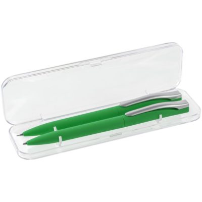 Набор Pin Soft Touch: ручка и карандаш, зеленый, изображение 2