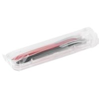 Набор Pin Soft Touch: ручка и карандаш, черный с красным, изображение 3