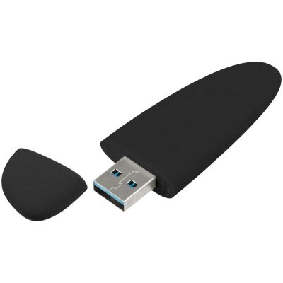 Флешка Pebble Type-C, USB 3.0, черная, 32 Гб, изображение 2