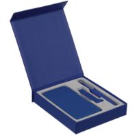 Коробка Rapture для аккумулятора 10000 мАч, флешки и ручки, синяя, изображение 3