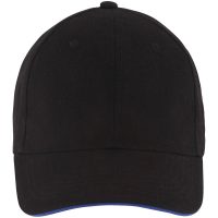 Бейсболка Buffalo, черная с ярко-синим, изображение 2