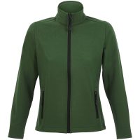 Куртка софтшелл женская Race Women, темно-зеленая, изображение 1