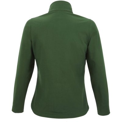 Куртка софтшелл женская Race Women, темно-зеленая, изображение 2