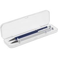 Набор Attribute: ручка и карандаш, белый с синим, изображение 1