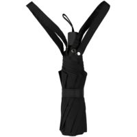 Зонт-сумка складной Stash, черный, изображение 4