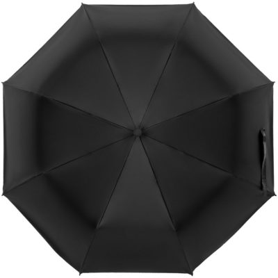 Зонт складной с защитой от УФ-лучей Sunbrella, ярко-синий с черным, изображение 2