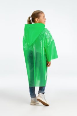 Дождевик-плащ детский BrightWay Kids, зеленый, изображение 7