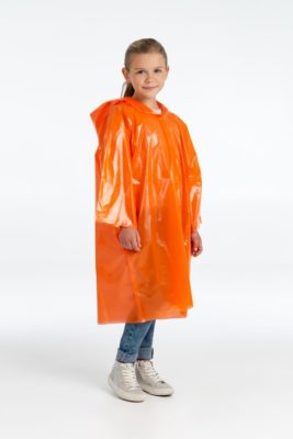 Дождевик-плащ детский BrightWay Kids, оранжевый, изображение 5