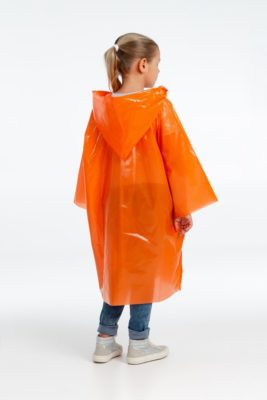 Дождевик-плащ детский BrightWay Kids, оранжевый, изображение 7