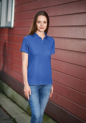 Рубашка поло женская Eclipse H2X-Dry, синяя, изображение 7
