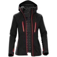 Куртка-трансформер женская Matrix, черная с красным, изображение 1